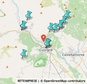 Mappa Via Pont Canavese, 10082 Cuorgnè TO, Italia (3.54)