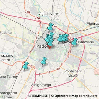 Mappa Via Bartolomeo D'Alviano, 35121 Padova PD, Italia (2.41273)