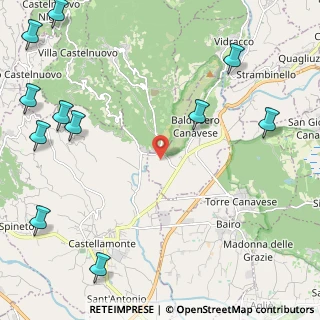 Mappa Via Cascina Breia, 10080 Baldissero Canavese TO, Italia (3.30091)