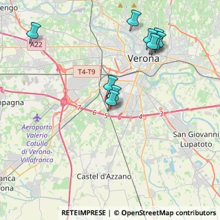 Mappa Via Albert Einstein, 37135 Verona VR, Italia (4.76909)