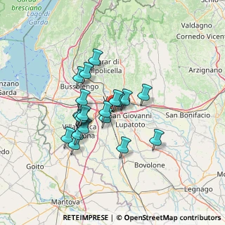 Mappa Via Tolomeo, 37135 Verona VR, Italia (10.7195)