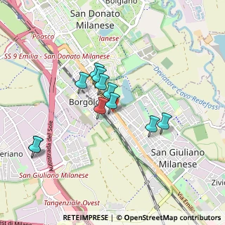 Mappa Via Giuseppe Verdi, 20098 San Giuliano Milanese MI, Italia (0.75818)