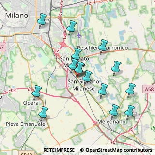 Mappa Via Giuseppe Verdi, 20098 San Giuliano Milanese MI, Italia (3.83)