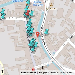 Mappa Via Umberto I, 35122 Padova PD, Italia (0.04074)