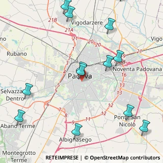 Mappa Via Umberto I, 35123 Padova PD, Italia (5.52462)