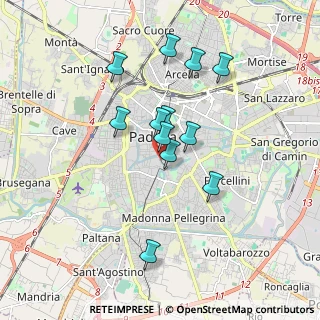 Mappa Via Umberto I, 35123 Padova PD, Italia (1.52167)