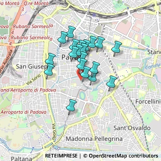 Mappa Via Umberto I, 35123 Padova PD, Italia (0.6715)