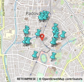 Mappa Via Umberto I, 35122 Padova PD, Italia (0.3815)