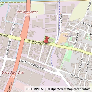 Mappa Via Vigonovese, 52, 35127 Padova, Padova (Veneto)
