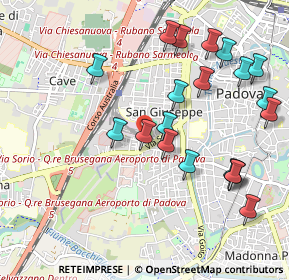 Mappa Via Benadir, 35141 Padova PD, Italia (1.0805)