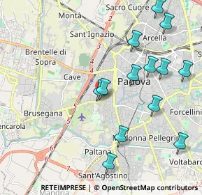 Mappa Via Benadir, 35141 Padova PD, Italia (2.22154)