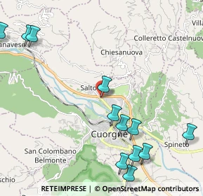 Mappa Cuorgnè, 10082 Cuorgnè TO, Italia (2.695)