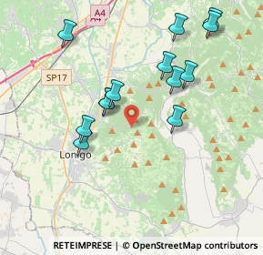 Mappa Via Grotte, 36040 Sarego VI, Italia (3.83692)