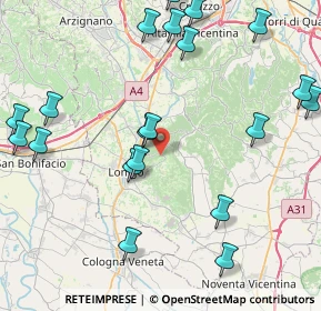 Mappa Via Grotte, 36040 Sarego VI, Italia (10.2845)