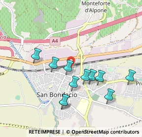 Mappa Viale dei Tigli, 37047 San Bonifacio VR, Italia (0.89909)