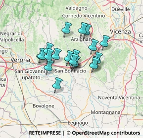 Mappa Viale dei Tigli, 37047 San Bonifacio VR, Italia (9.294)