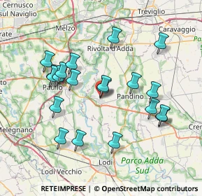 Mappa Via Circonvallazione, 26016 Spino d'Adda CR, Italia (7.2985)