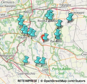 Mappa Via Circonvallazione, 26016 Spino d'Adda CR, Italia (7.54211)