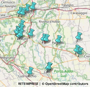 Mappa Via Circonvallazione, 26016 Spino d'Adda CR, Italia (9.279)