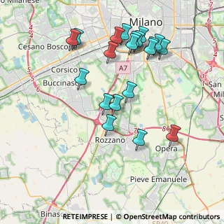 Mappa Via Rozzano, 20142 Chiesa Rossa MI, Italia (4.0185)
