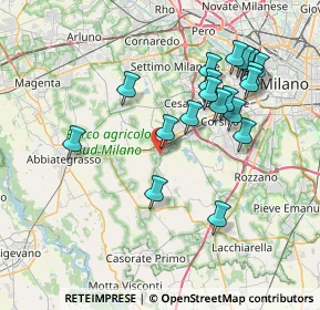 Mappa Via Gramsci, 20083 Gaggiano MI, Italia (7.698)