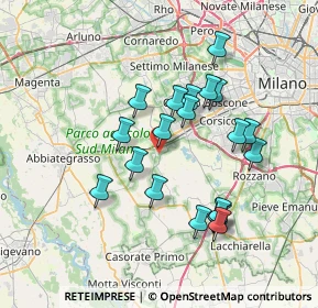 Mappa Via Gramsci, 20083 Gaggiano MI, Italia (6.5865)
