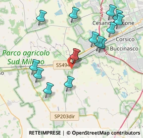 Mappa Via Gramsci, 20083 Gaggiano MI, Italia (4.148)