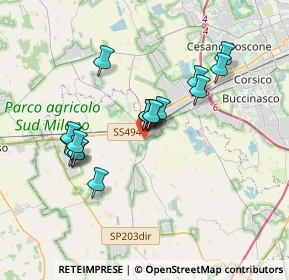 Mappa Via Gramsci, 20083 Gaggiano MI, Italia (3.13353)