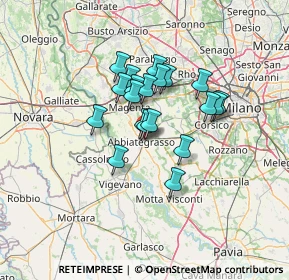 Mappa Via Felice Lattuada, 20081 Abbiategrasso MI, Italia (9.5655)