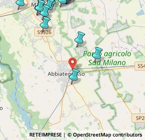 Mappa Via F. Lattuada, 20081 Abbiategrasso MI, Italia (6.4635)