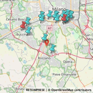 Mappa Via Rozzano, 20089 Rozzano MI, Italia (4.82947)