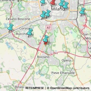 Mappa Via Rozzano, 20089 Rozzano MI, Italia (6.27545)
