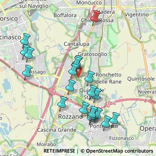 Mappa Via Rozzano, 20089 Rozzano MI, Italia (2.1435)