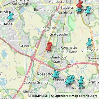 Mappa Via Rozzano, 20089 Rozzano MI, Italia (3.485)