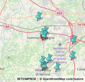 Mappa Via Leonardo Da Vinci, 37066 Sommacampagna VR, Italia (3.90727)