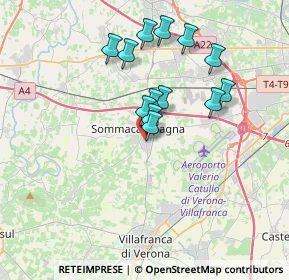 Mappa Via Leonardo Da Vinci, 37066 Sommacampagna VR, Italia (3.05385)