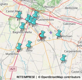 Mappa Via Piave, 25016 Ghedi BS, Italia (7.57)