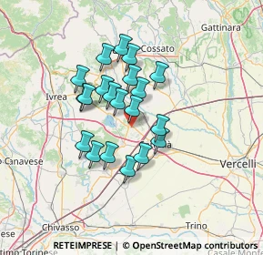 Mappa 13881 Cavaglià BI, Italia (10.4455)