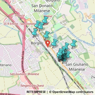 Mappa Via Giacomo Puccini, 20098 San Giuliano Milanese MI, Italia (0.798)