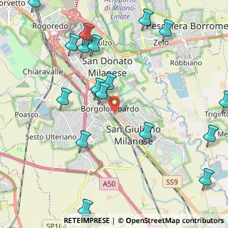 Mappa Via Giovanni Giolitti, 20098 San Giuliano Milanese MI, Italia (2.999)