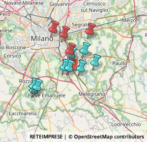 Mappa Via Indipendenza, 20098 San Giuliano Milanese MI, Italia (5.43846)