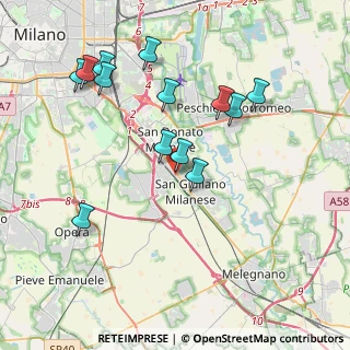 Mappa Via Giovanni Giolitti, 20098 San Giuliano Milanese MI, Italia (3.97)