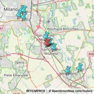 Mappa Via Indipendenza, 20098 San Giuliano Milanese MI, Italia (4.14182)