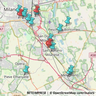 Mappa Via Indipendenza, 20098 San Giuliano Milanese MI, Italia (5.095)
