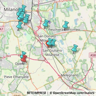 Mappa Via Giovanni Giolitti, 20098 San Giuliano Milanese MI, Italia (5.206)