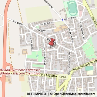 Mappa Via A. Merighi, 2, 26029 Soncino, Cremona (Lombardia)