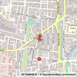Mappa Via Montebello, 13, 35141 Padova, Padova (Veneto)