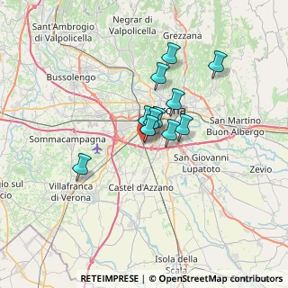 Mappa Via Thomas Alva Edison, 37135 Verona VR, Italia (4.61636)