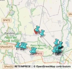 Mappa Via Carioni, 26017 Trescore Cremasco CR, Italia (5.057)