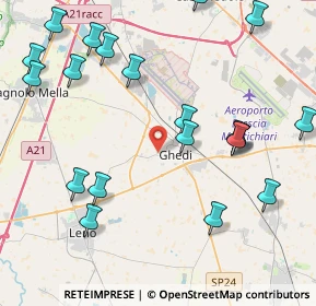 Mappa Via Lombardia, 25016 Ghedi BS, Italia (5.0925)